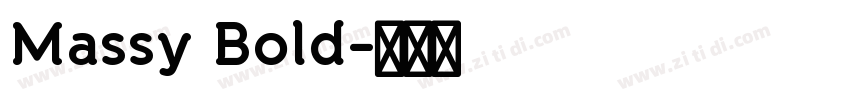 Massy Bold字体转换